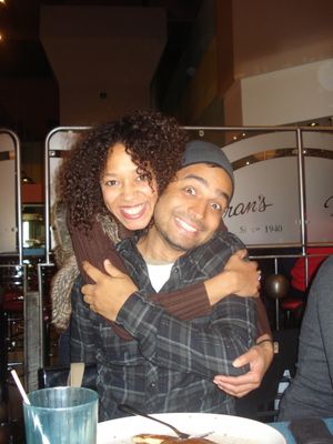 Andy Senor Jr and Dominique Roy reunited in Toronto
 Photo